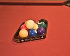 Professional 9-Ball Rack | Pool 9 and Brush | Twisted Edge Creations