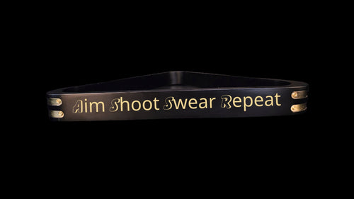 Aim Shoot Swear Repeat | Pool Triangle | Billiards Triangle | Gift for Him | Her | Wedding | Anniversary | Billiards Supplies | Pool Room