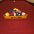 8 Ball Billiard Rack: Pool Game Room Decor, Gift for Pool Player Twisted Edge Creations
