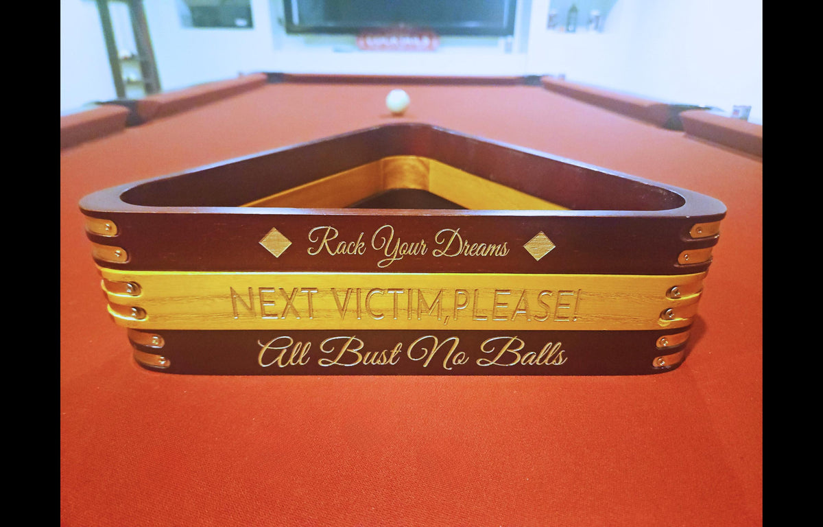 Cue Ball Rack 8 Ball Billiard Rack, Gift for Men, New Job Gift, Birthday Gift, Gift for Boyfriend, Gift for Husband, Gift for Friend Twisted Edge Creations