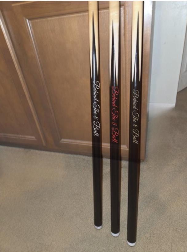Personalized Pool Cue – Custom Billiard Stick with Name, 2 Piece Pool Cue Gift for Him, Dad, Groomsman Twisted Edge Creations