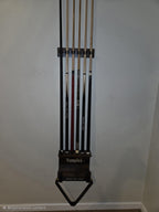 Personalized Pool Cue Rack | Engraved Billiard Holder | 6 or 8 Cue Storage Game Room | Custom Engraved Billiard Cue Holder Twisted Edge Creations
