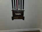 Personalized Pool Cue Rack | Engraved Billiard Holder | 6 or 8 Cue Storage Game Room | Custom Engraved Billiard Cue Holder Twisted Edge Creations