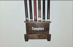 Personalized Pool Cue Rack | Engraved Billiard Holder | 6 or 8 Cue Storage Game Room | Custom Engraved Billiard Cue Holder Twisted Edge Creations