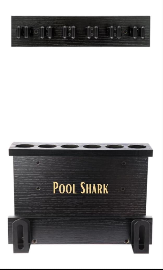 Personalized Pool Cue Rack | Engraved Billiard Holder | 6 or 8 Cue Storage Game Room | Custom Engraved Billiard Cue Holder Twisted Edge Creations