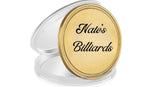 Billiards Challenge Coin Set of 4, Pool Player Gift, Brass 8 Ball Coins, Pool Shark Game Room Gift Twisted Edge Creations
