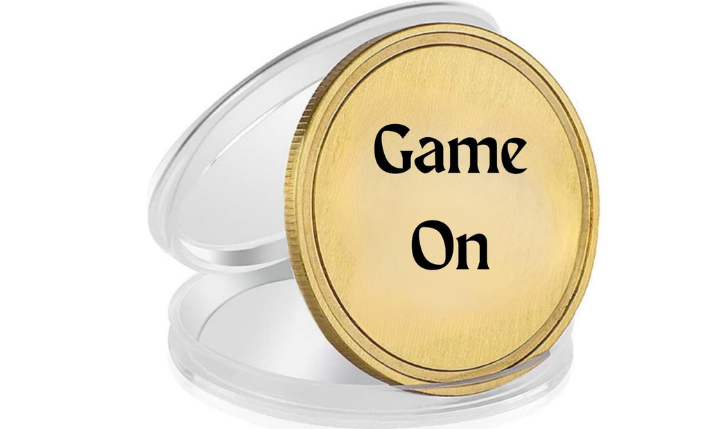 Billiards Challenge Coin Set of 4, Pool Player Gift, Brass 8 Ball Coins, Pool Shark Game Room Gift Twisted Edge Creations