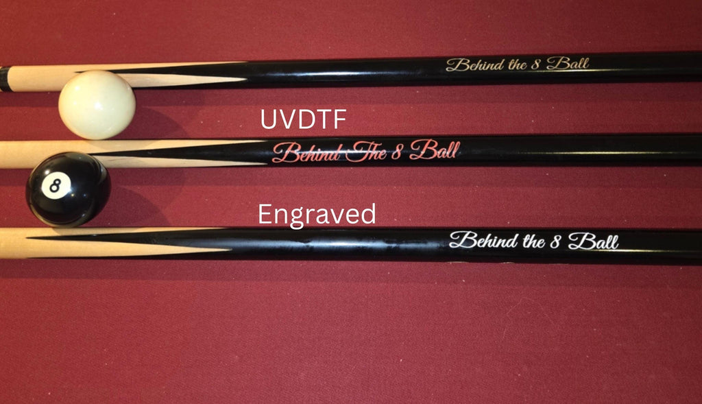 Personalized Pool Cue | Custom Billiards Cue | Custom Cue Stick | Pool Player Gift | Man Cave Gift | League Player Present Twisted Edge Creations