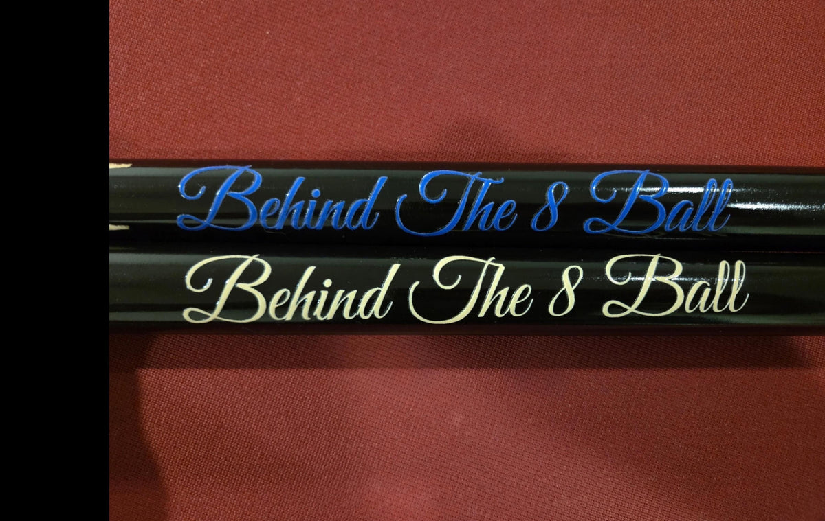 Personalized Pool Cue – Custom Billiard Stick with Name, 2 Piece Pool Cue Gift for Him, Dad, Groomsman Twisted Edge Creations