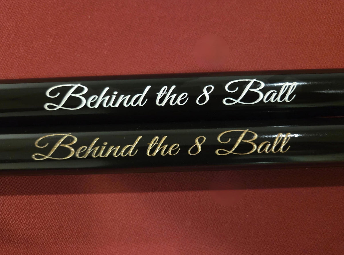 Personalized Pool Cue & 8 Ball Rack Set – Custom Billiards Gift for Him, Game Room Gift, Pool Player Gift Twisted Edge Creations