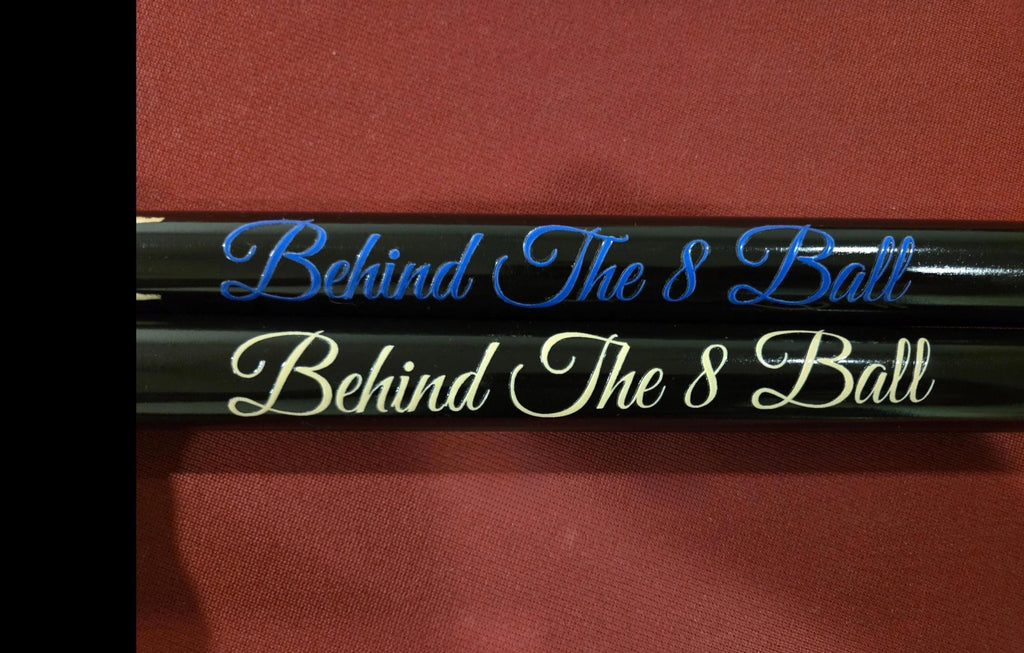 Personalized Pool Cue & 8 Ball Rack Set – Custom Billiards Gift for Him, Game Room Gift, Pool Player Gift Twisted Edge Creations