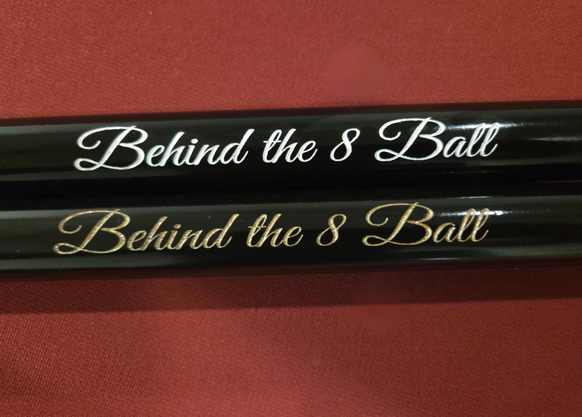 Personalized Pool Cue – Custom Billiard Stick with Name, 2 Piece Pool Cue Gift for Him, Dad, Groomsman Twisted Edge Creations